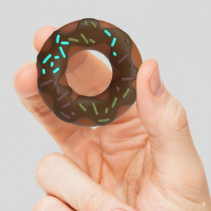 Sweet Donut Silicone Cock Ring