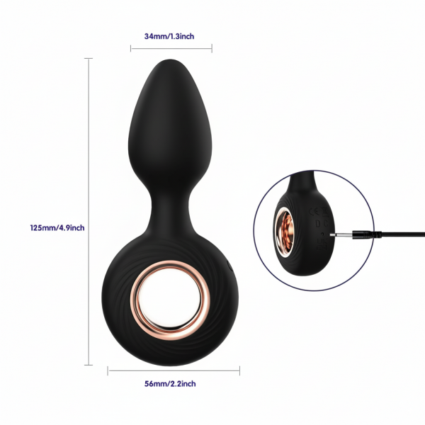 Hurricane Vibrating Anal Plug - Image 3