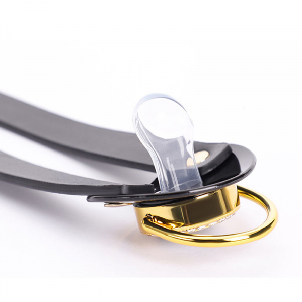 Bondage Boutique Heart Collar with Nipple Clamps and Chain - Image 3