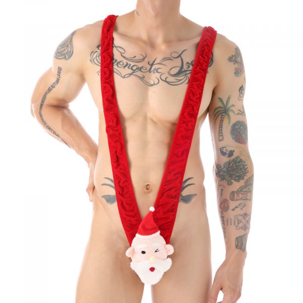Christmas Santa V-Neck Bodysuit