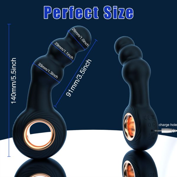 Hurricane Prostate Beaded Vibrating Plug for Men - Image 5