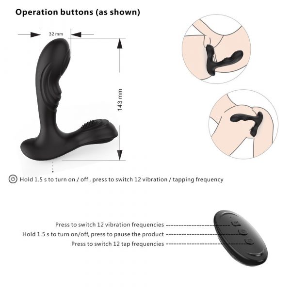 Triple-Tapping Prostate Vibrator - Image 4