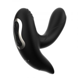 Remote-Controlled Inflatable Vibrating Butt Plug for Men