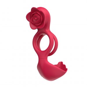 Rose Vibrating Couple’s Cock Ring