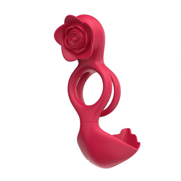 Rose Vibrating Couple’s Cock Ring