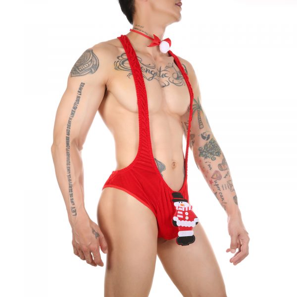 Snowman Christmas Roleplay Bodysuit & Thong Set - Image 6